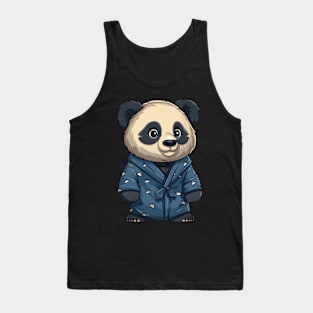 Panda in Pajamas - Panda Bear Japanese Tank Top